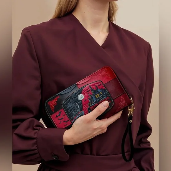 Lettoria Dracula Wallet Wristlet Halloween - Picture 9 of 9